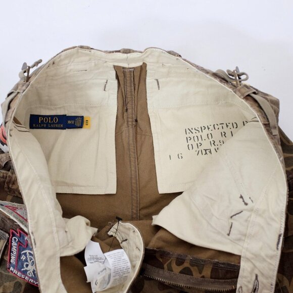 POLO Ralph Lauren camo pants sz 30 x 32 cargo explorer voyager - Picture 4 of 15